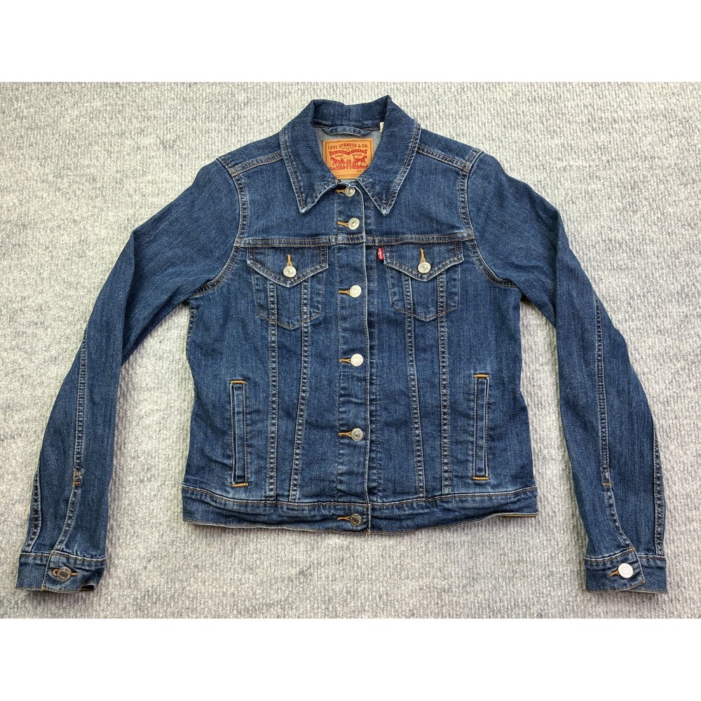 Levi's Women's Original Trucker Denim Jacket Medium Dark Wash 29945-0014